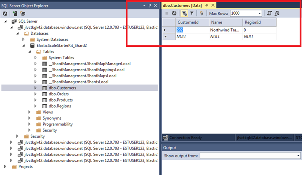 Shardに挿入された行を確認
