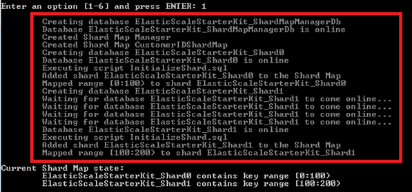 ShardMapの作成結果