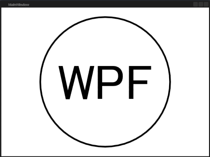 様々なシェイプ（Ellipse・TextBlock）